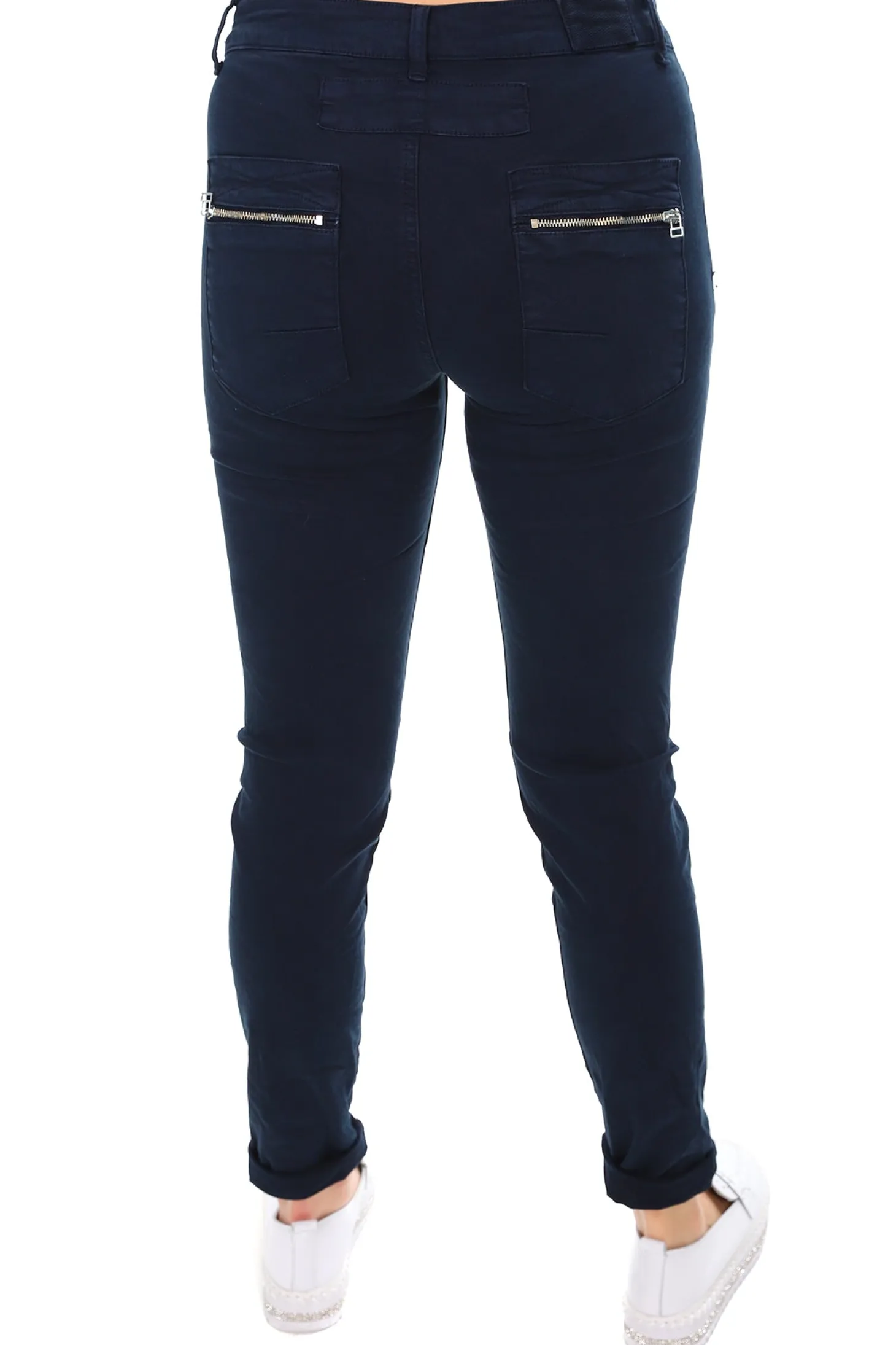 Classic Button Jeans - Indigo - IS10