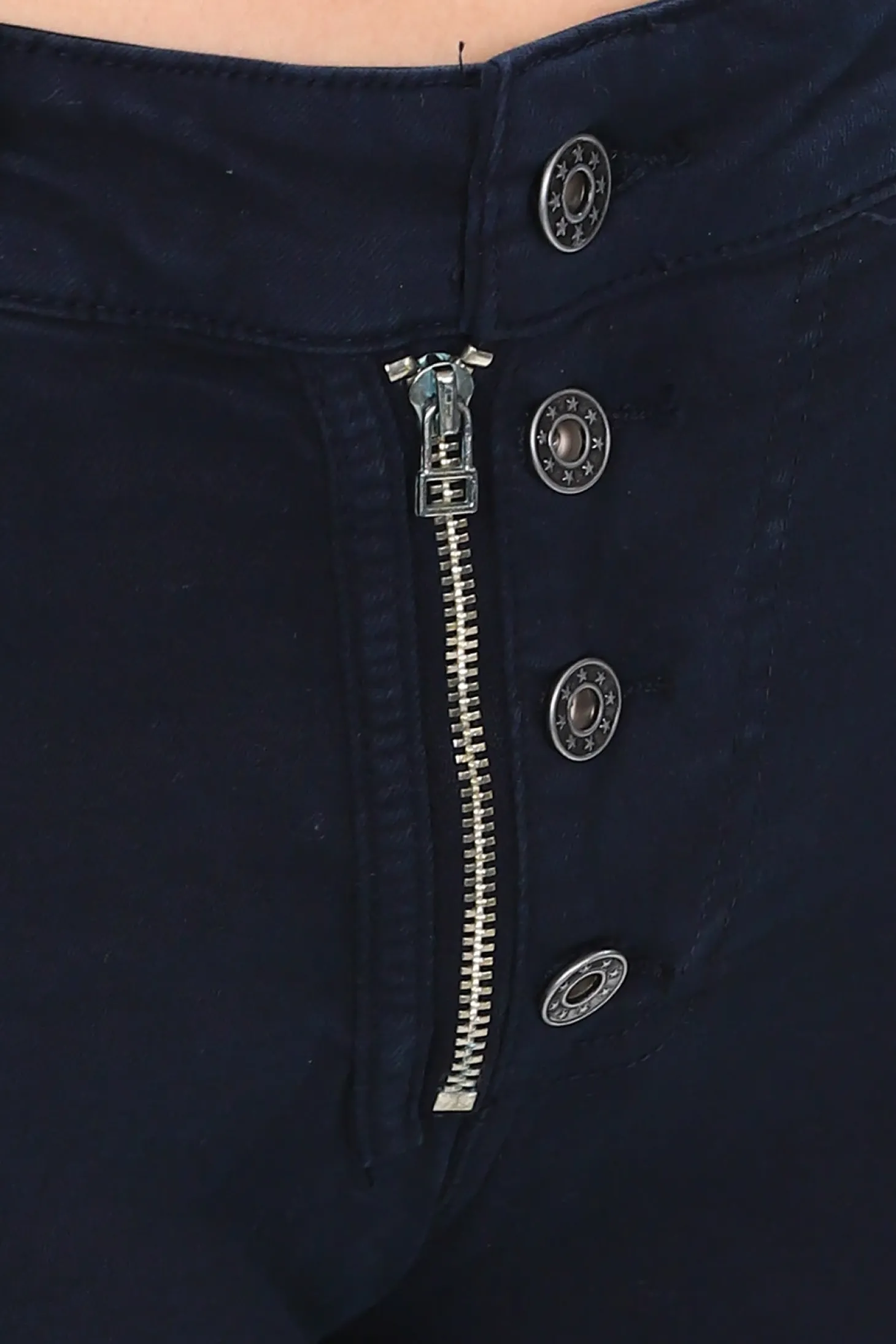 Classic Button Jeans - Indigo - IS10