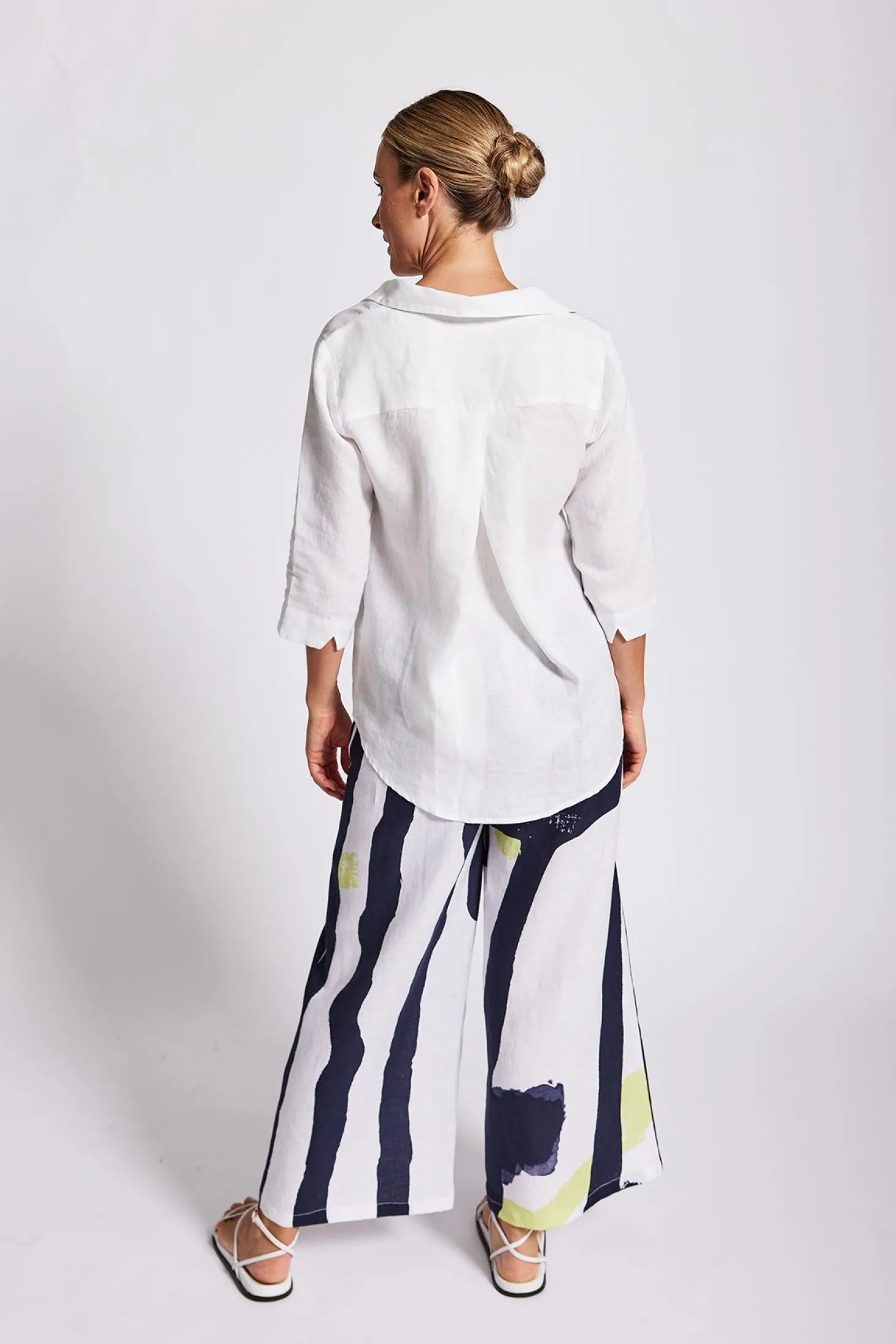Collared Tunic Top - White - SS12