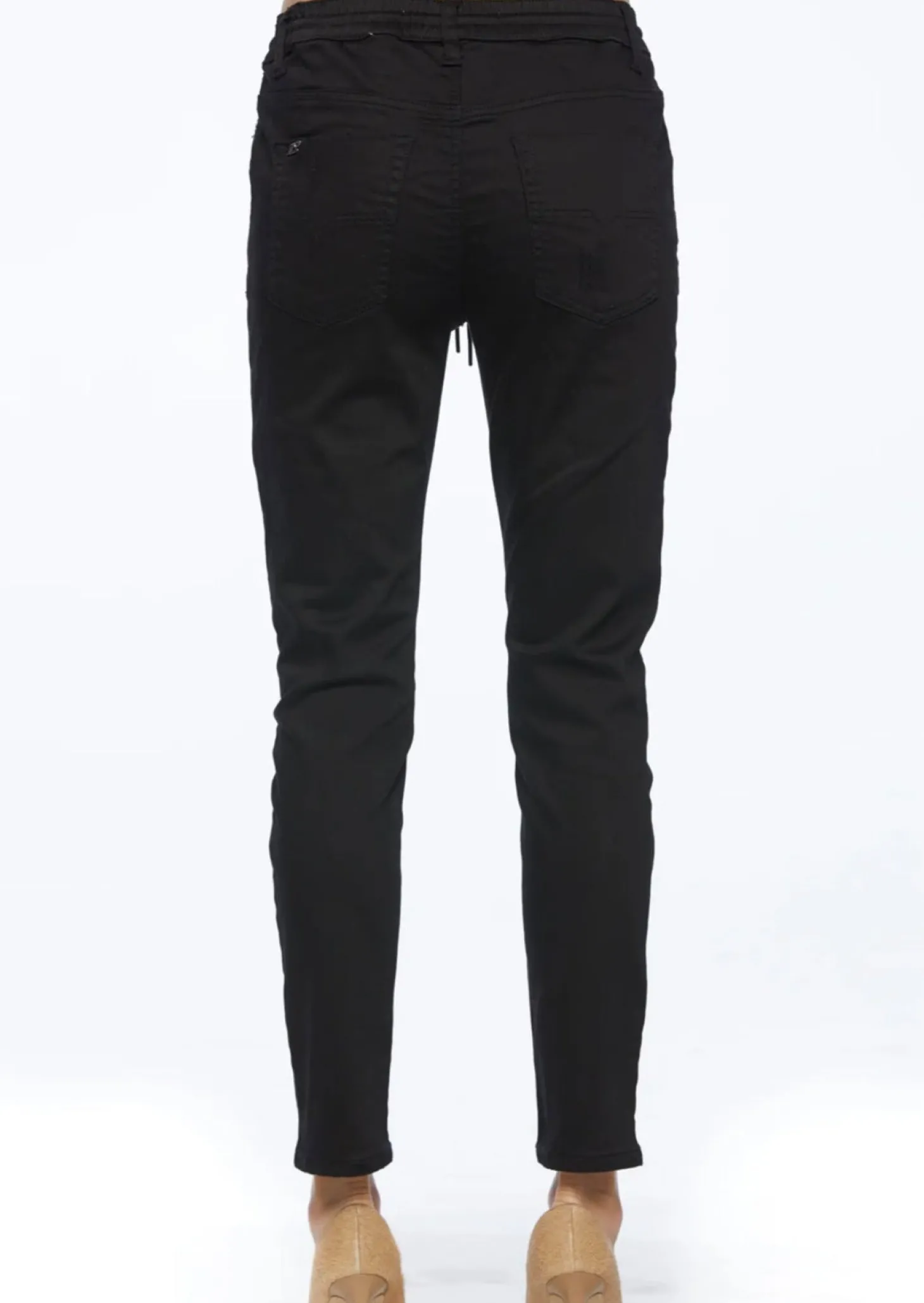Dundee Hybrid Jogger Jeans - Black - NLJ7
