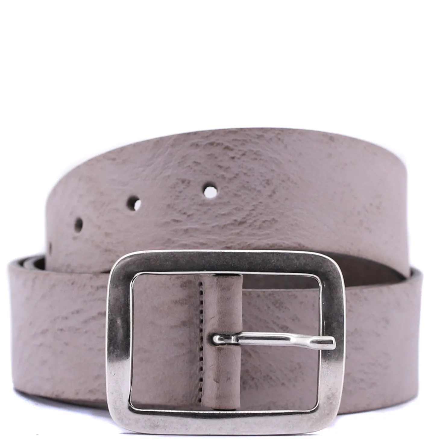 Full-grain Leather Belt | Mouse Grey