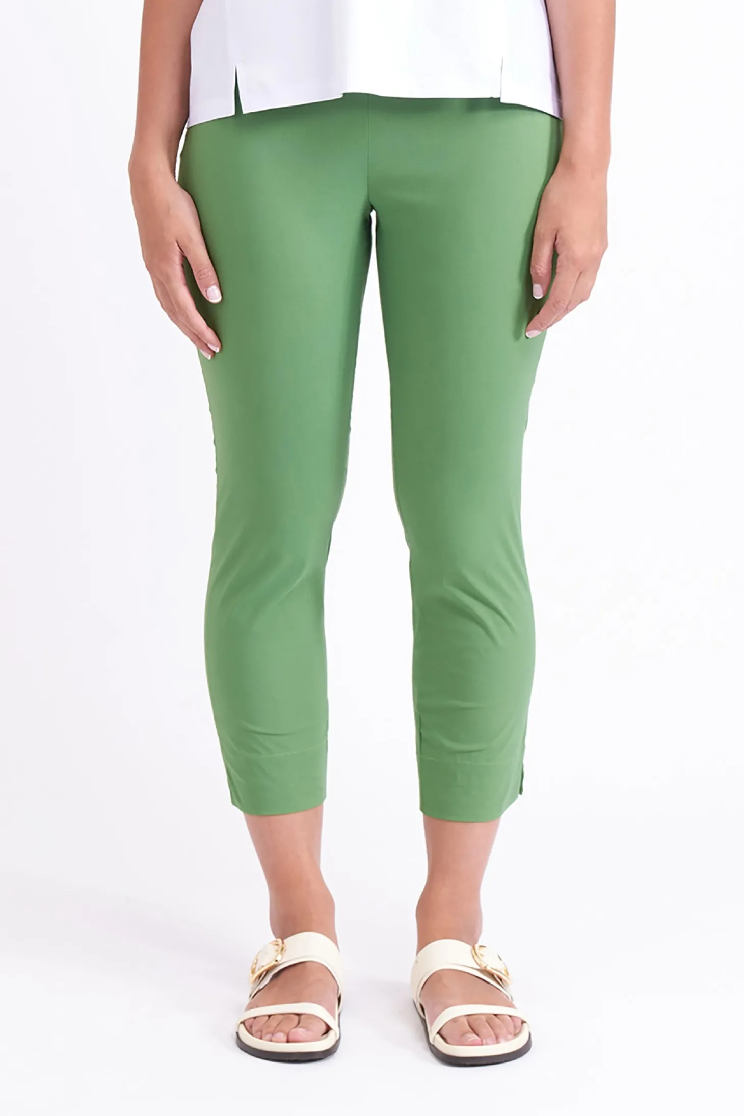 Fuss Free Capri - Apple - F4