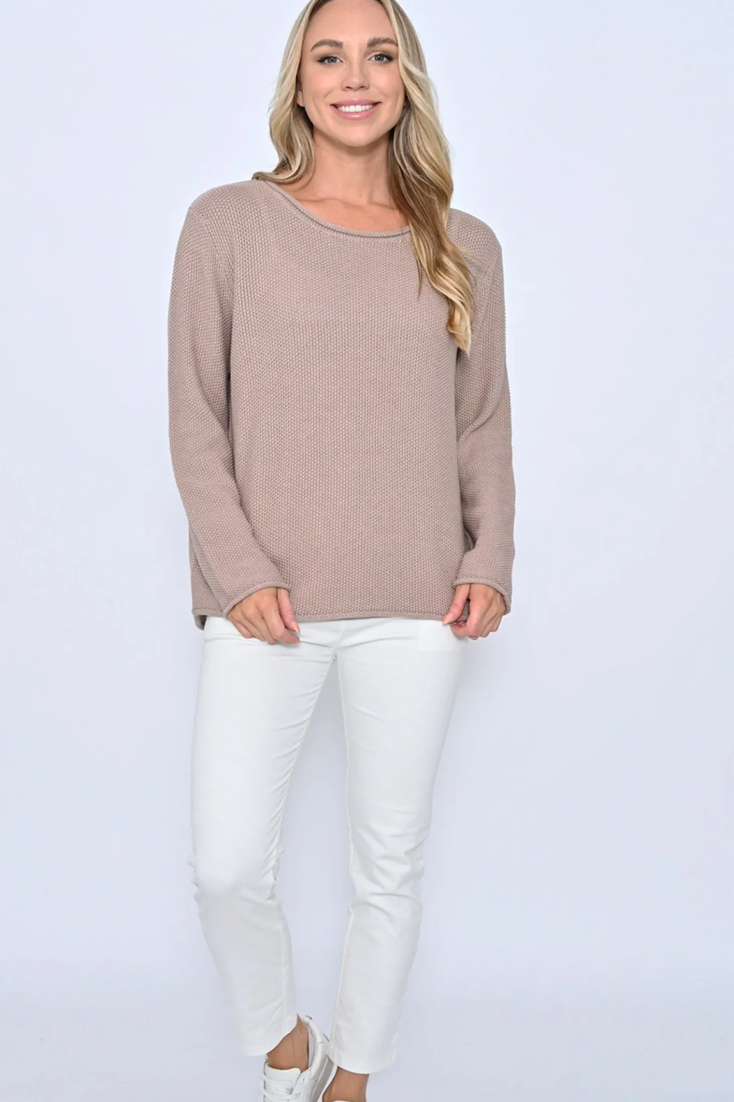 HoneyComb Knit -Mocha - CC10