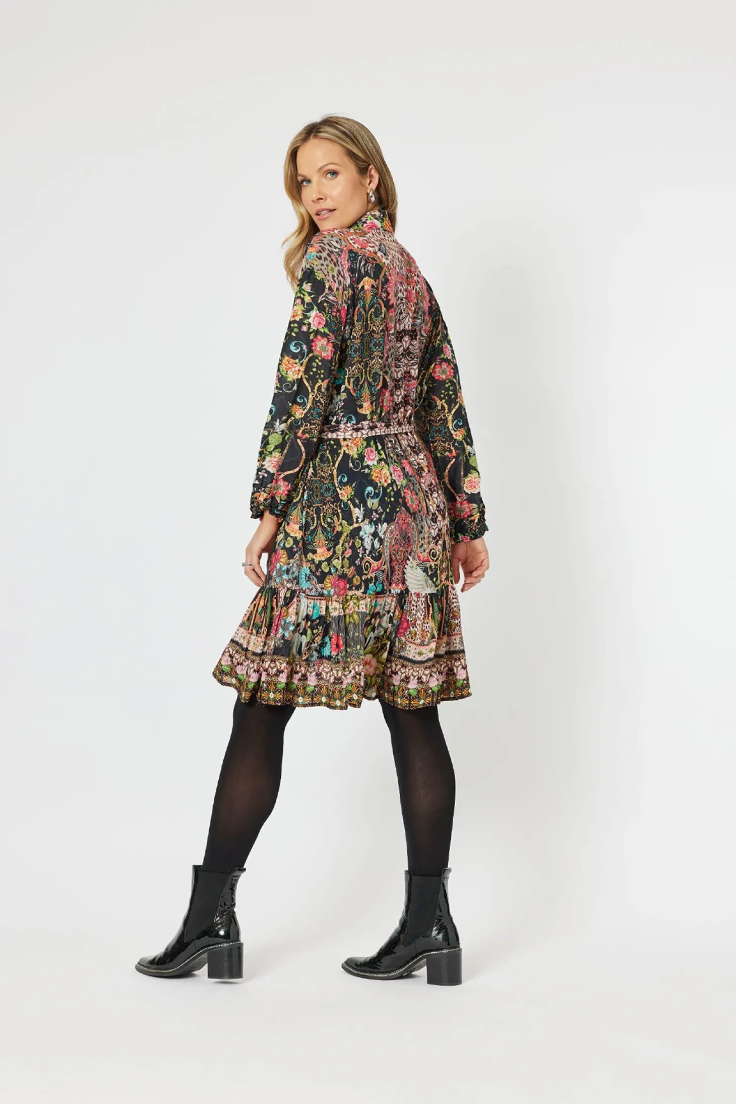 Jardin Print Dress - Multi - HV34