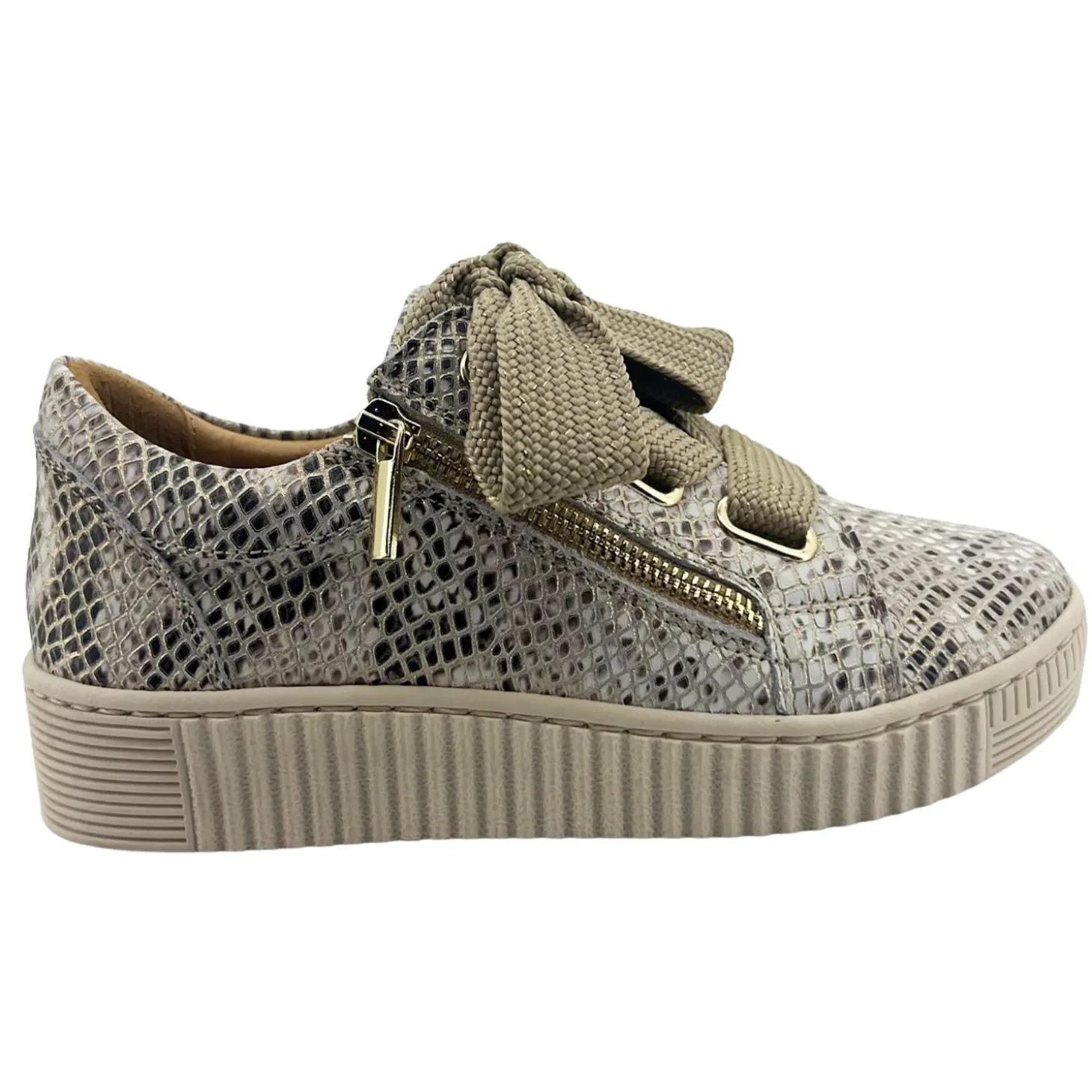 Jovi Champagne Snake Sneaker - ES3