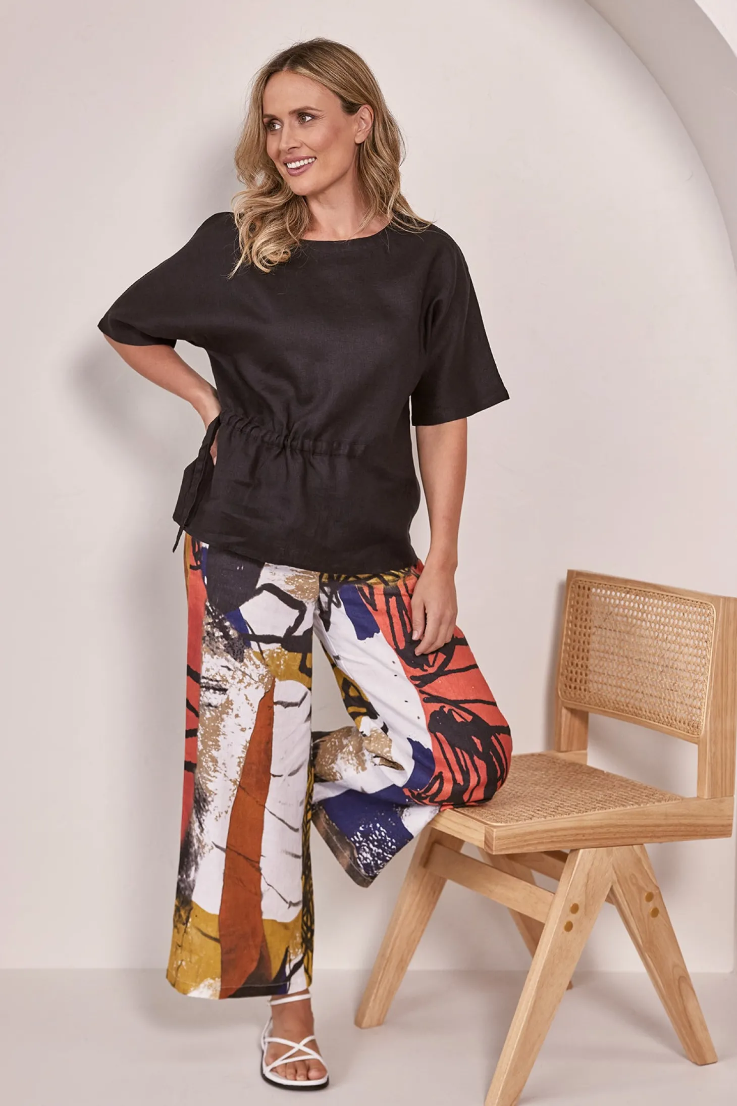 Kabuki Palazzo Pants - Print - SS45