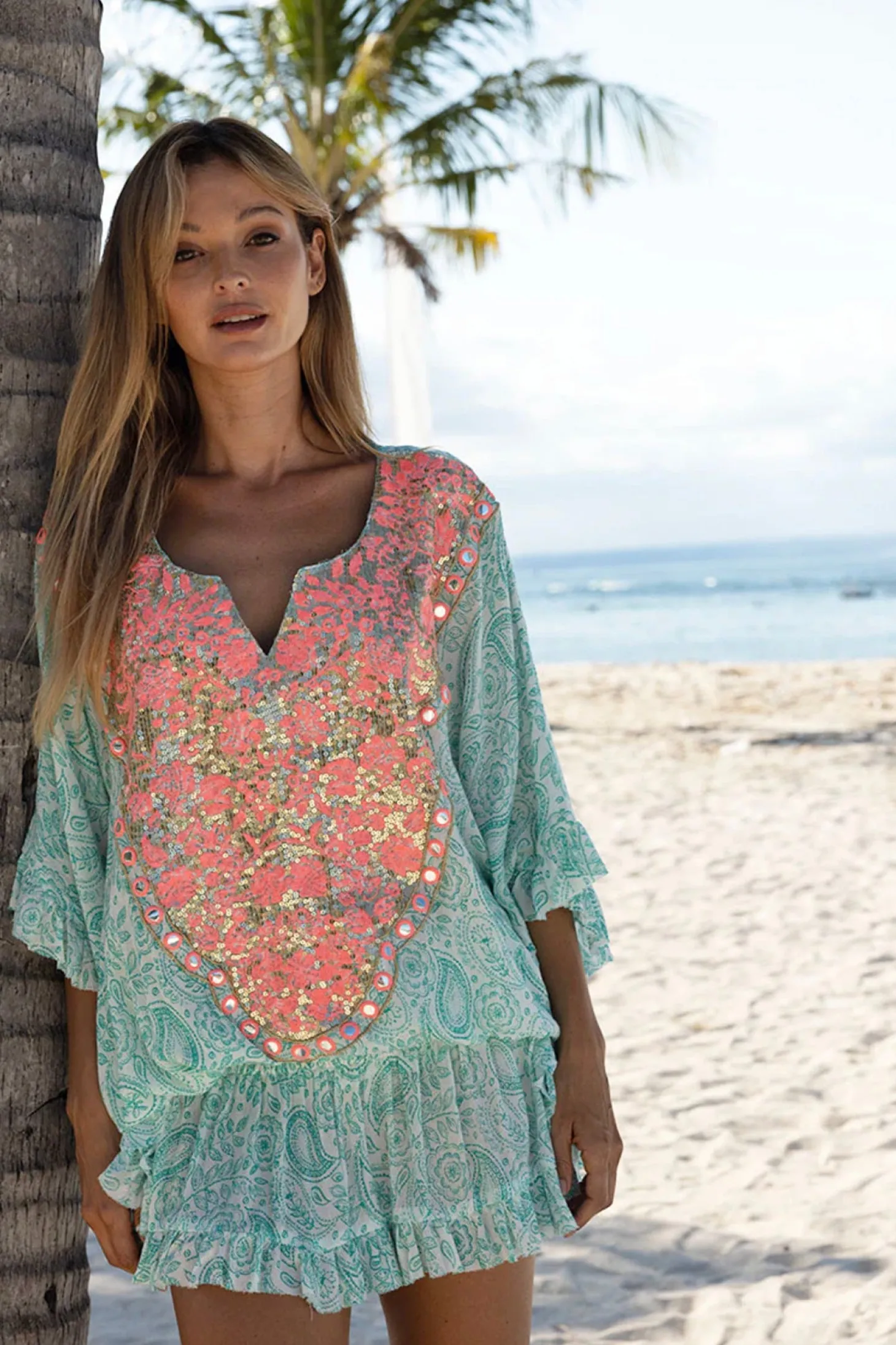 Lula Dress - Aqua - M3