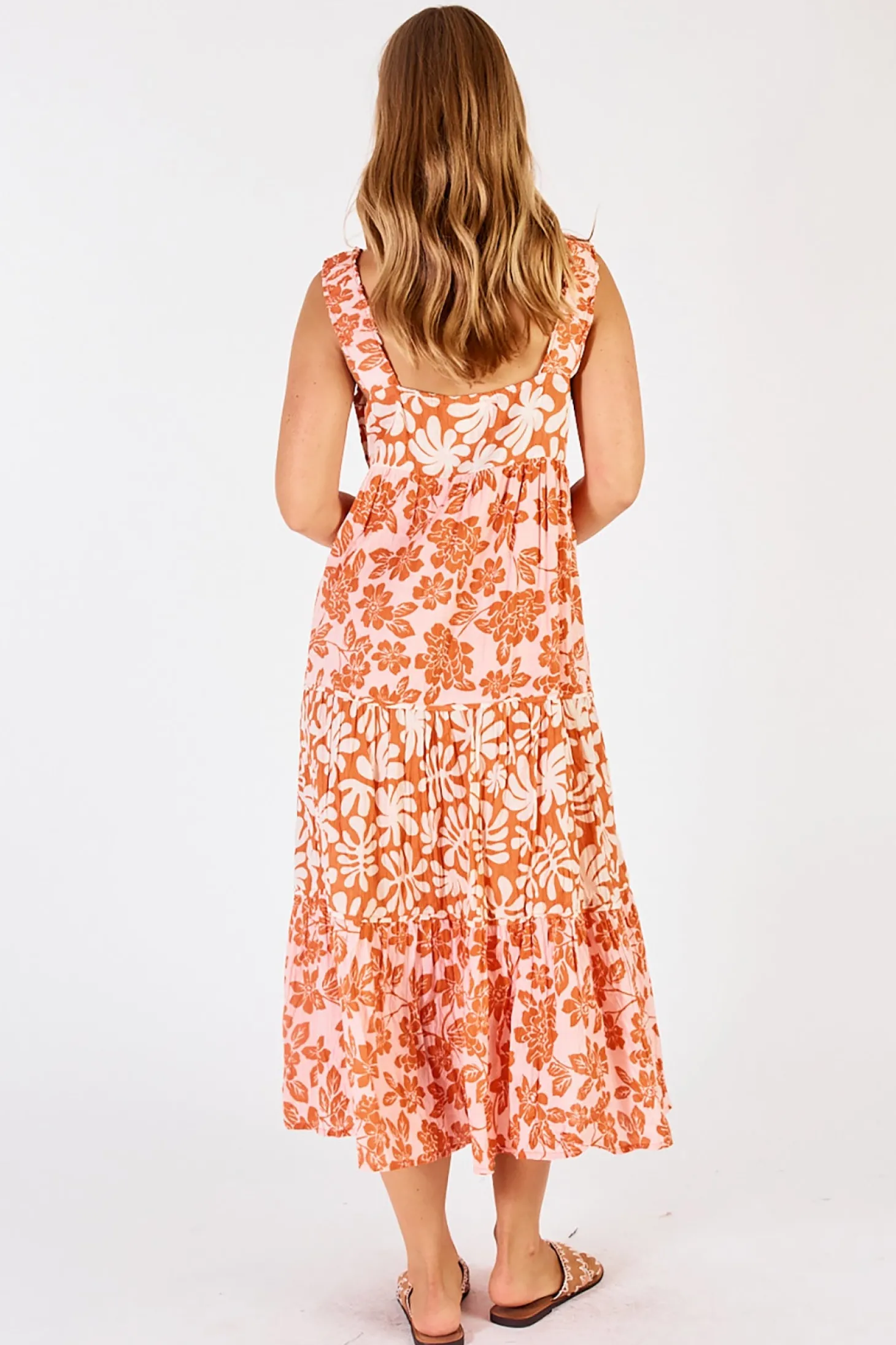 Mia Sundress - Apricot - LL18