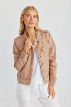 Monza Jacket - Saddle Brown - TS1