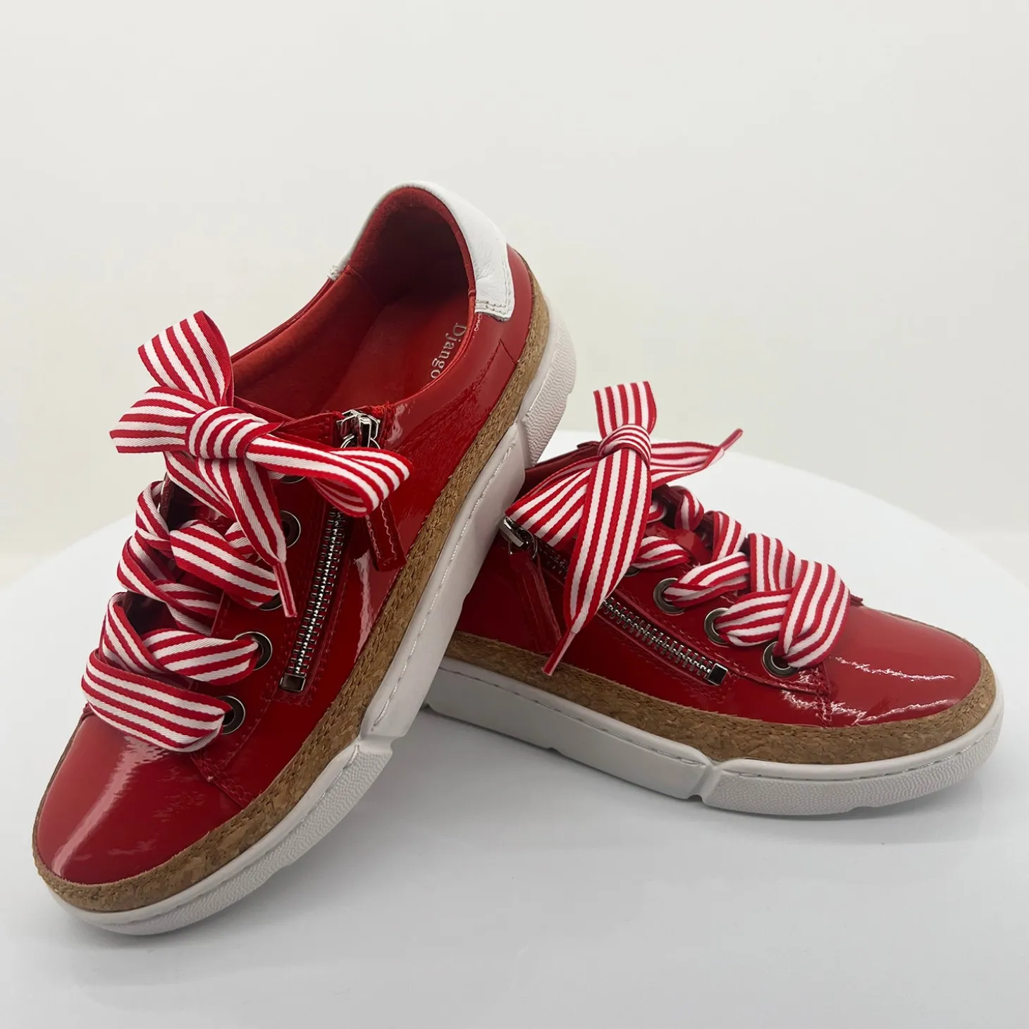 Torayne Red & White Sneaker - DJ40