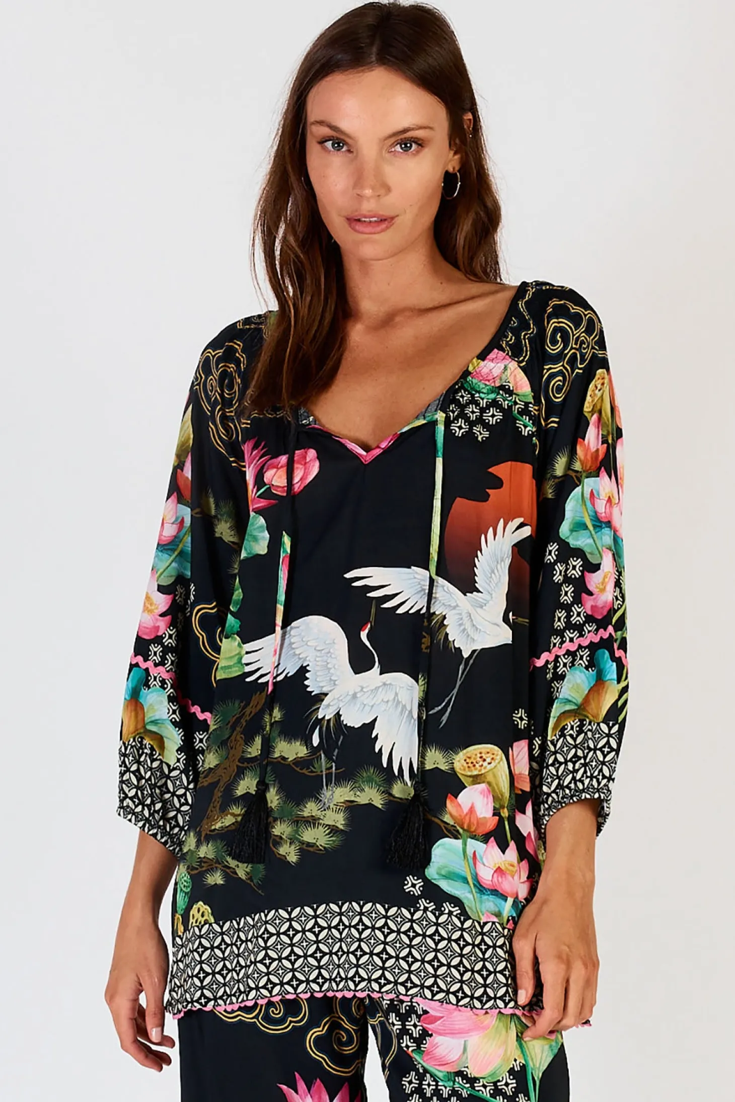 Yoshiko Top - Black - LS5